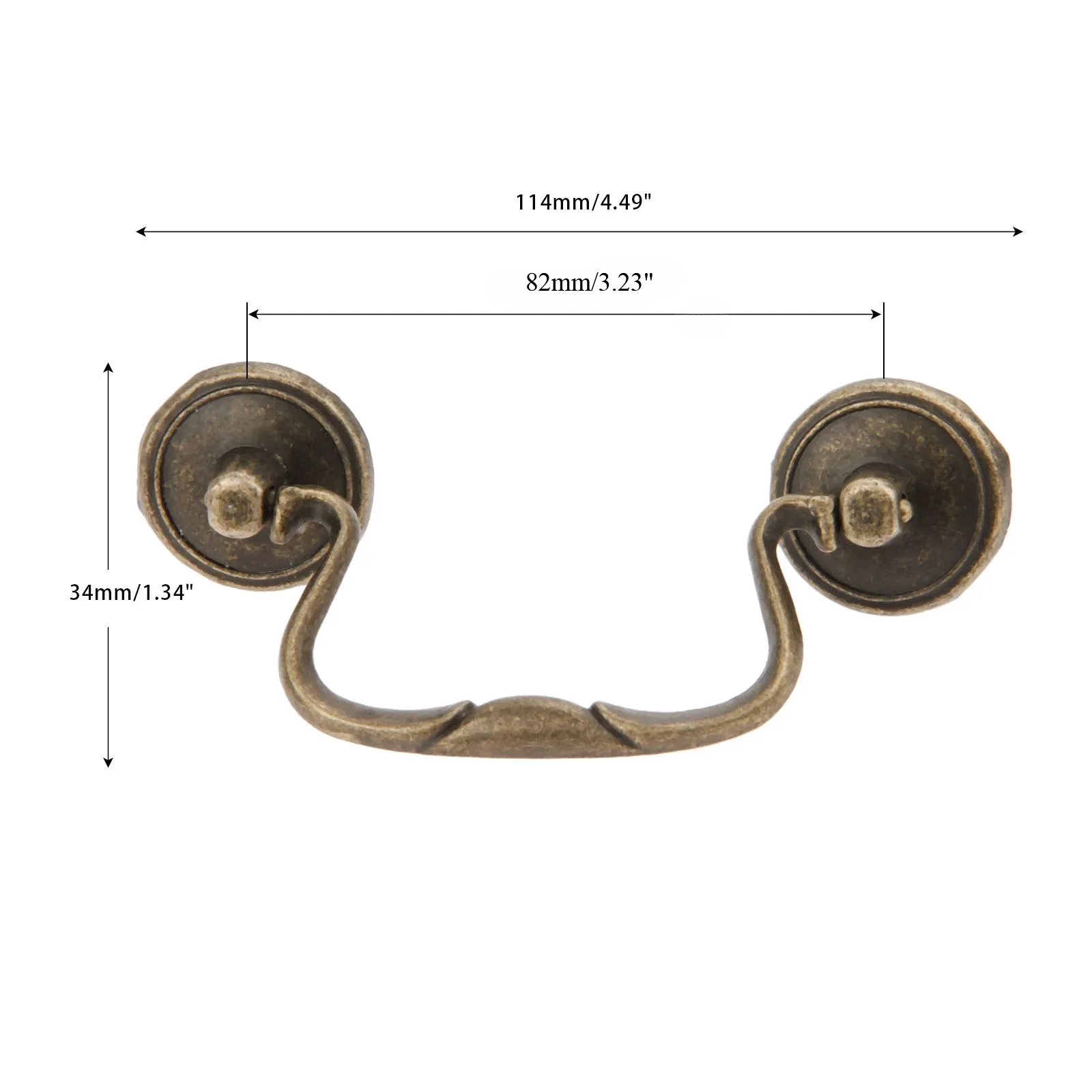 Furniture Hardware Drawer Pulls - Antique Bronze Cabinet Handle Furniture Knobs