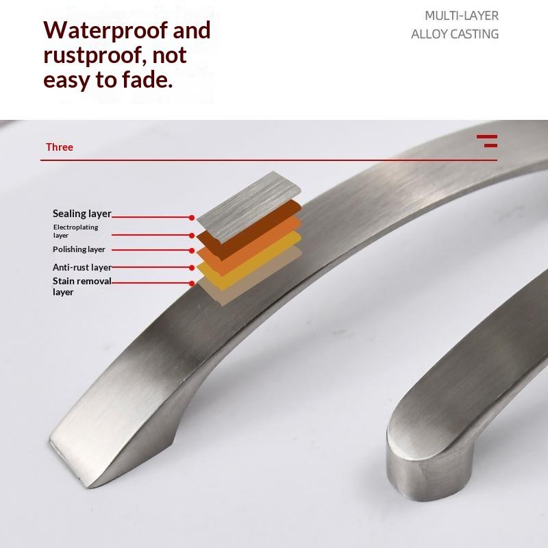 Furniture Hardware Drawer Pulls - Cabinet Handles Knobs Aluminum Alloy Door