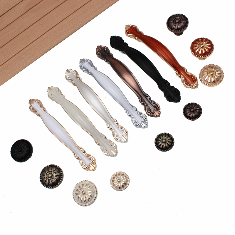 Vintage Furniture Hardware Pulls - RUNBAZEF Black Kitchen Cabinet Knobs And
