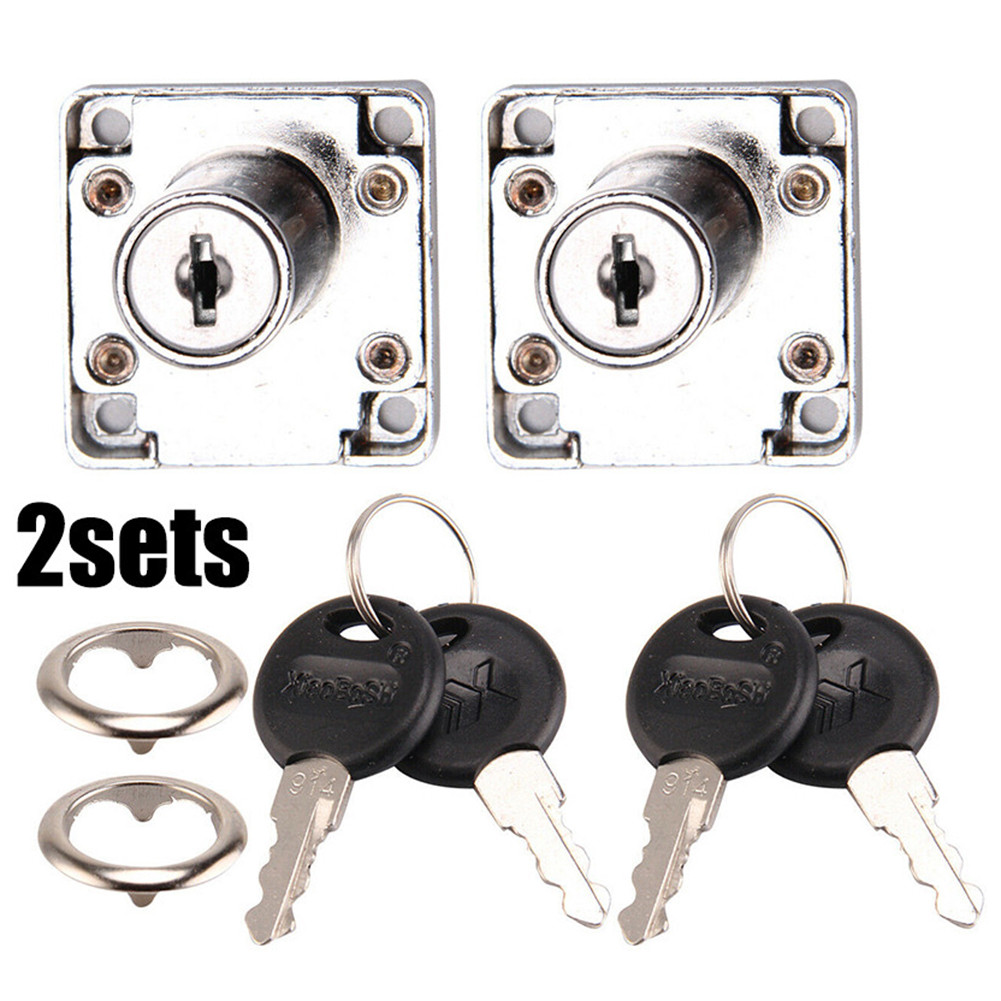Brand Hardware Furniture - 2Locks Cabinet Lock 4Keys Cabinet Cam