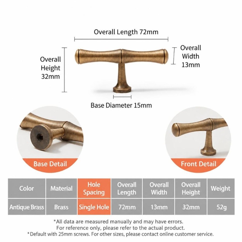 Furniture Hardware Drawer Pulls - Unique Solid Brass Cabinet Door Handles