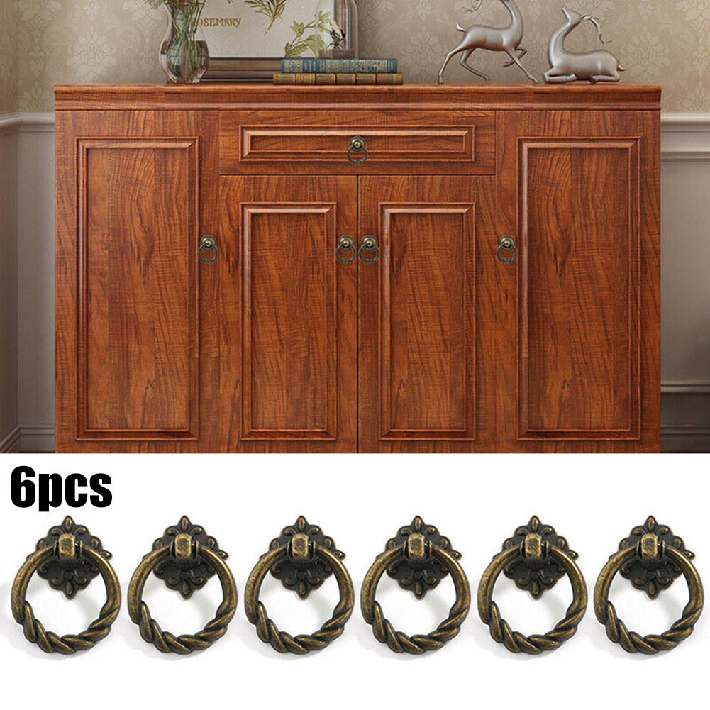 6PC Cabinet Knobs Retro Vintag - огляд і ціна Vintage Furniture Hardware Pulls
