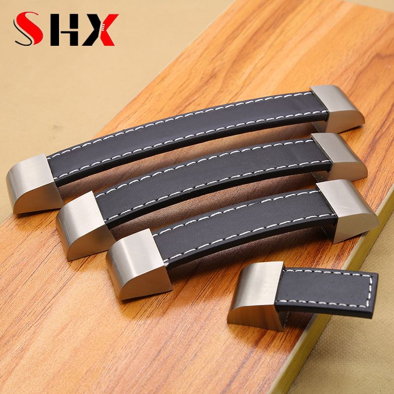 Modern High-grade Leather Hand - огляд і ціна Vintage Furniture Hardware Pulls