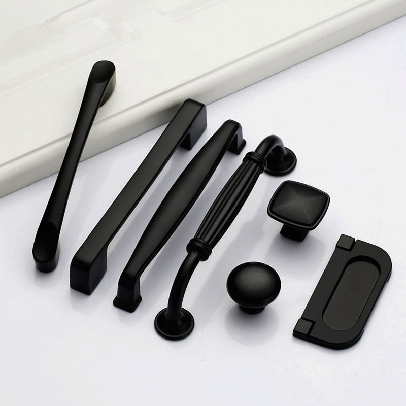 Black Handles for Furniture Ca - огляд і ціна Furniture Hardware Drawer Pulls