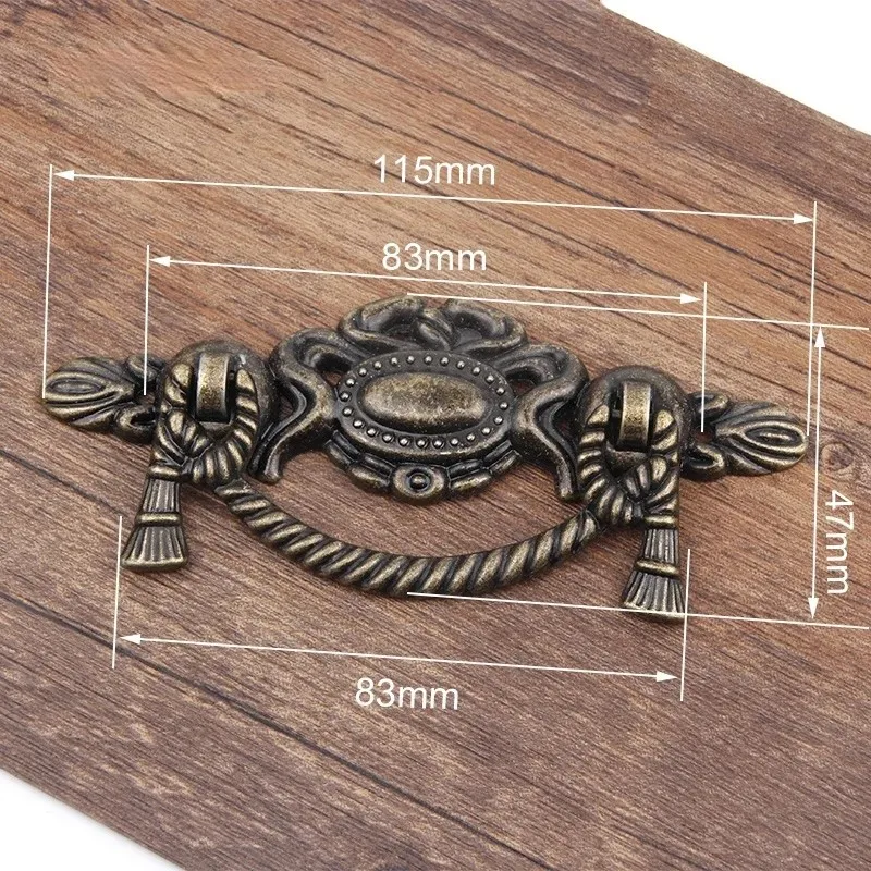 1PC Retro Alloy Kitchen Drawer - огляд і ціна Vintage Furniture Hardware Pulls