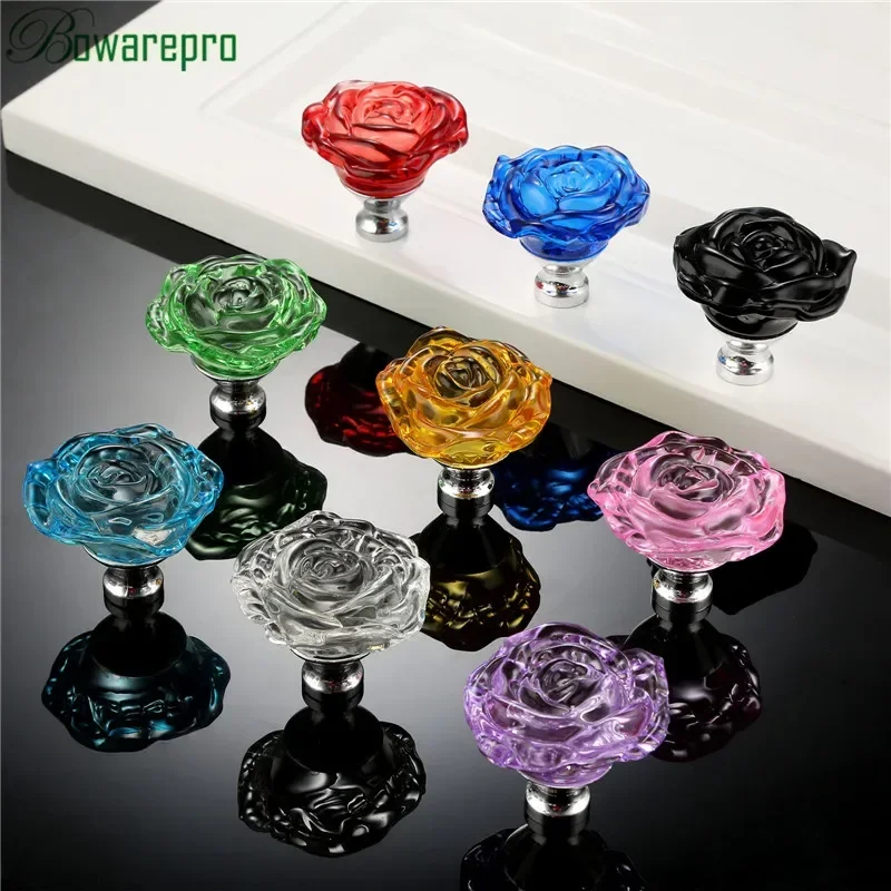 bowarepro 50MM Crystal Rose Gl - огляд і ціна Furniture Hardware Drawer Pulls