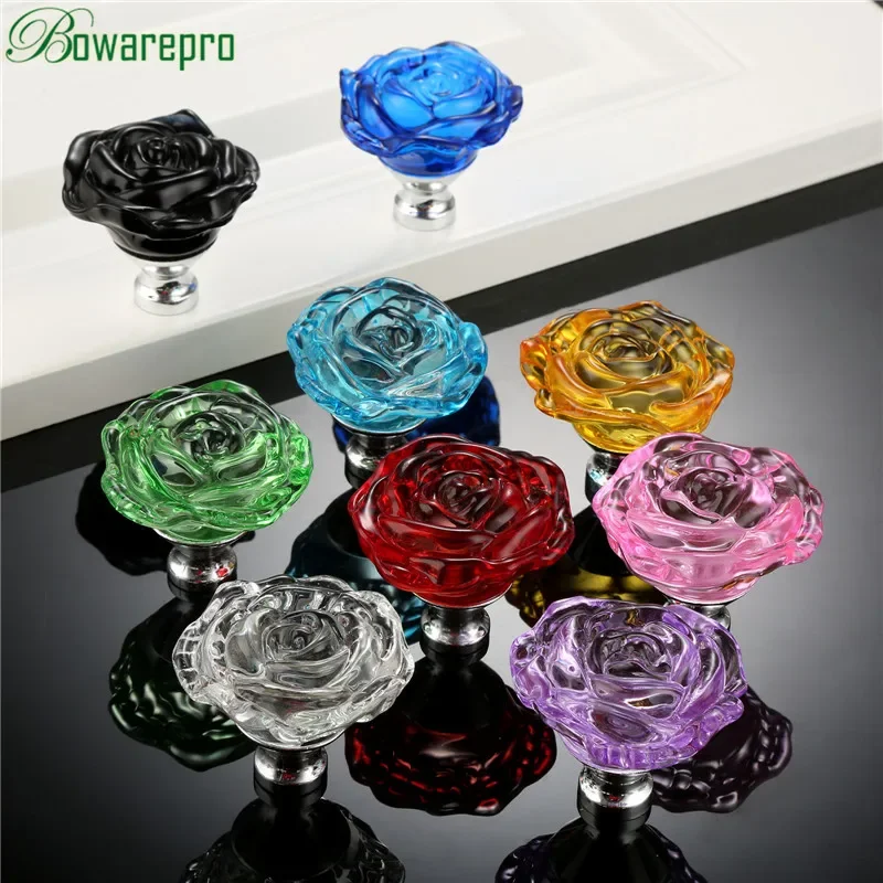 bowarepro 50MM Crystal Rose Gl - огляд і ціна Furniture Hardware Drawer Pulls