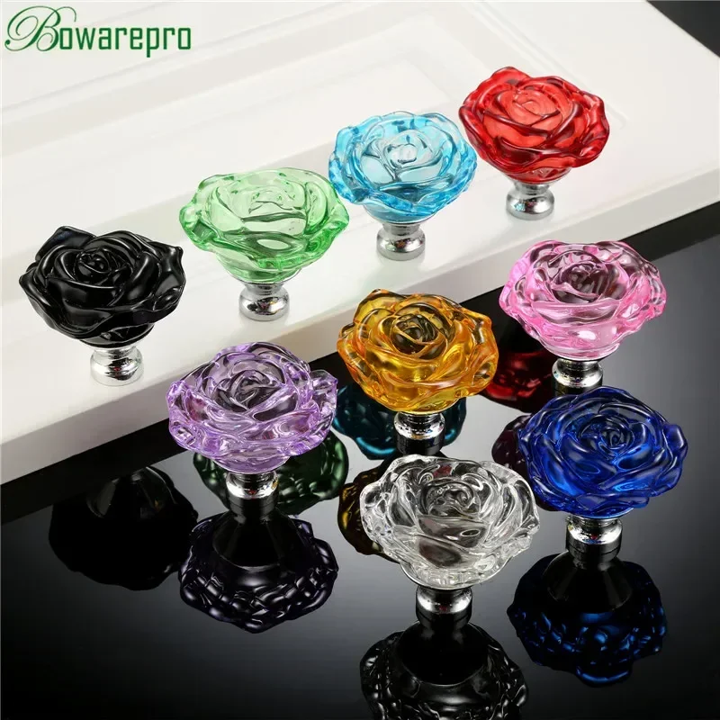 bowarepro 50MM Crystal Rose Gl - огляд і ціна Furniture Hardware Drawer Pulls