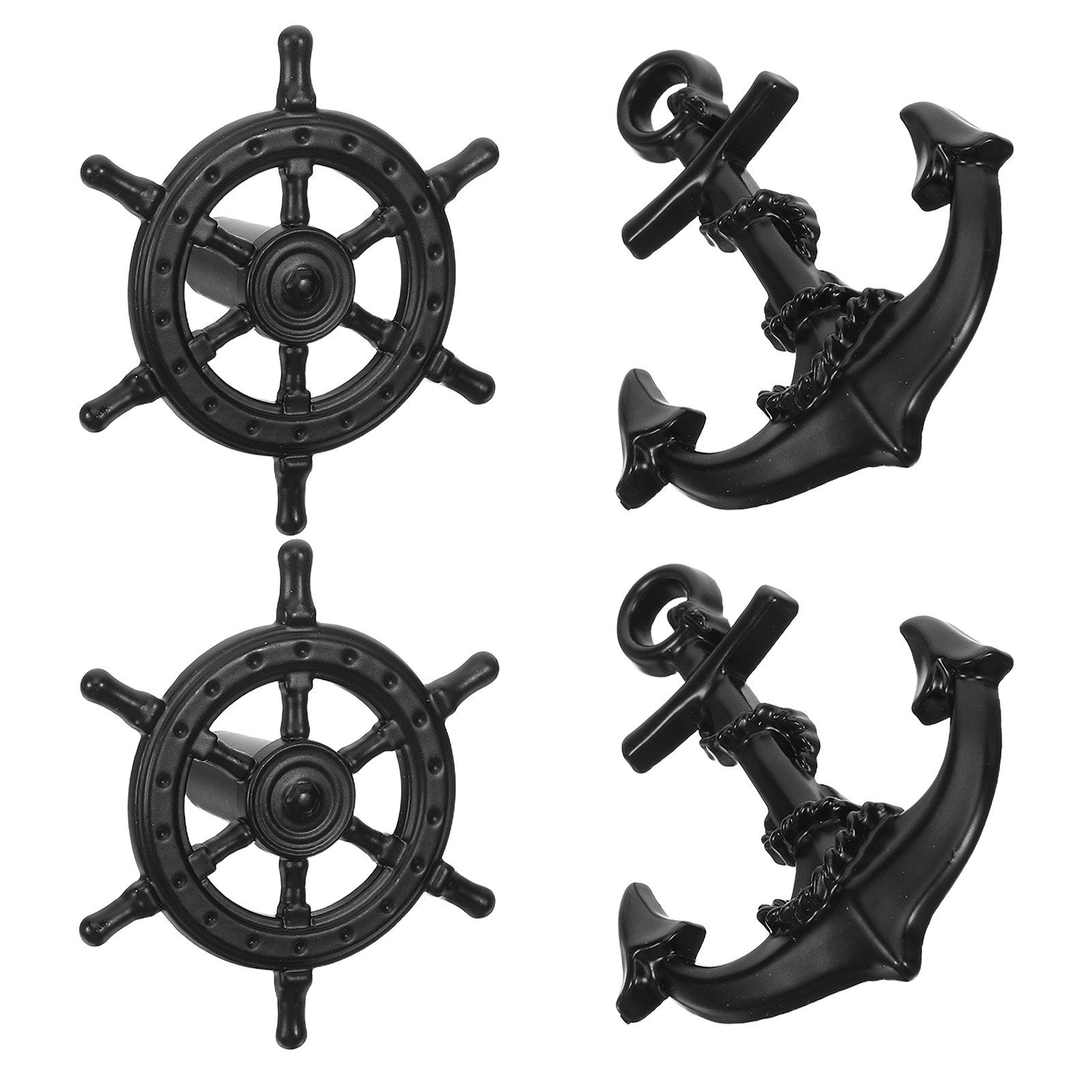 4Pcs Black Vintage Drawer Pull - огляд і ціна Vintage Furniture Hardware Pulls