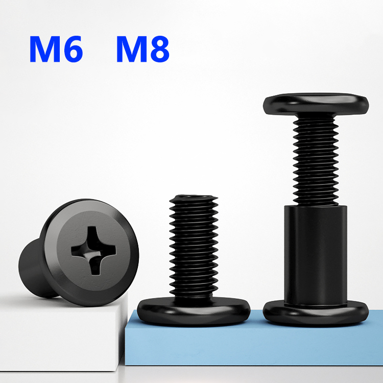 Yiqianyuan Black Carbon Steel  - огляд і ціна Furniture Hardware Barrel Nut