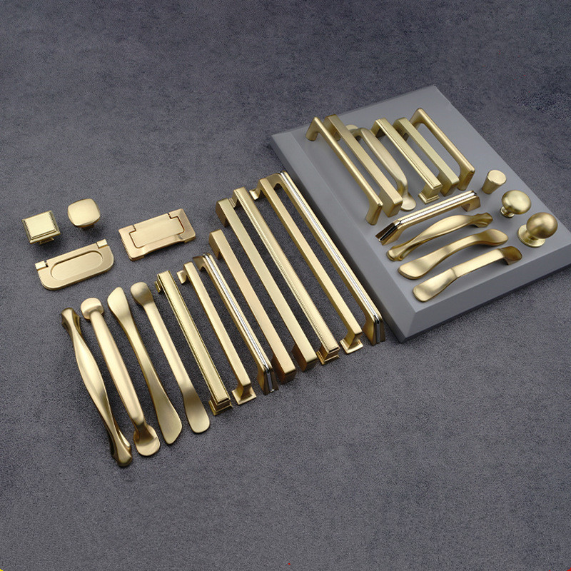 Gold Furniture Handles Aluminu - огляд і ціна Furniture Hardware Drawer Pulls