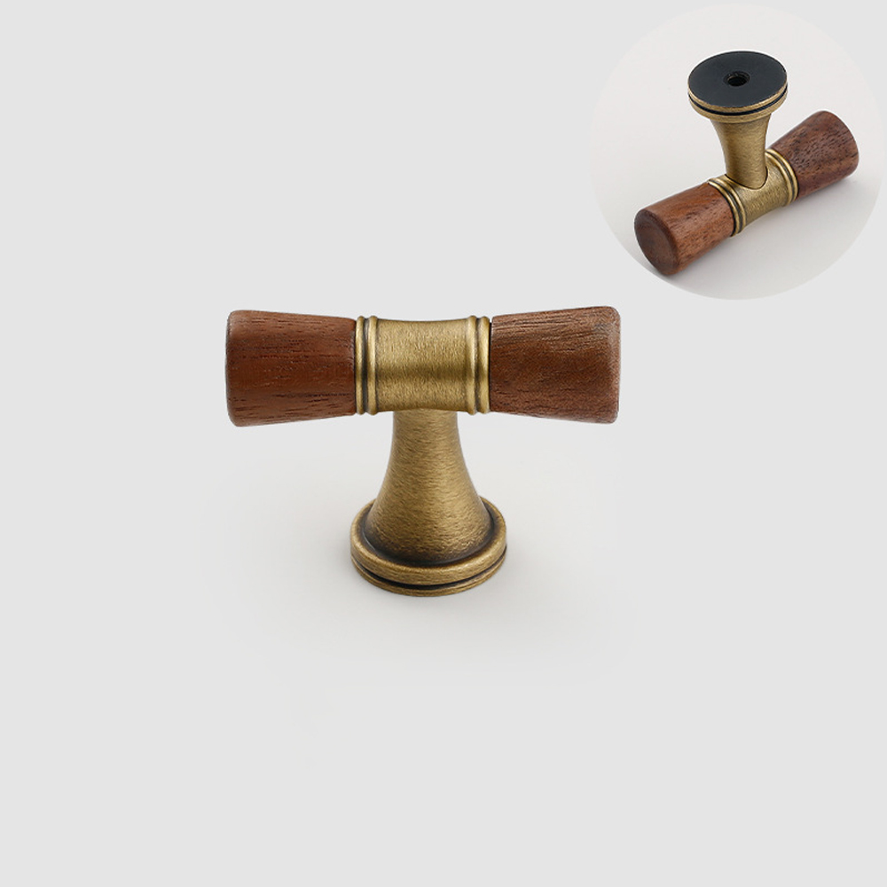 Vintage Walnut Brass Handle Ro - огляд і ціна Vintage Furniture Hardware Pulls