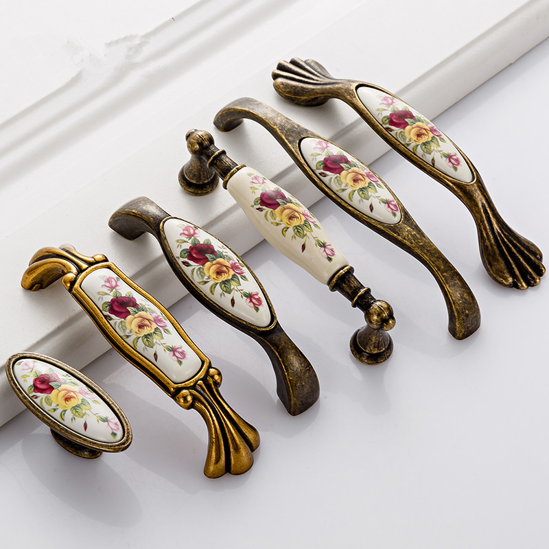 Vintage Ceramic Handle  Cabine - огляд і ціна Vintage Furniture Hardware Pulls