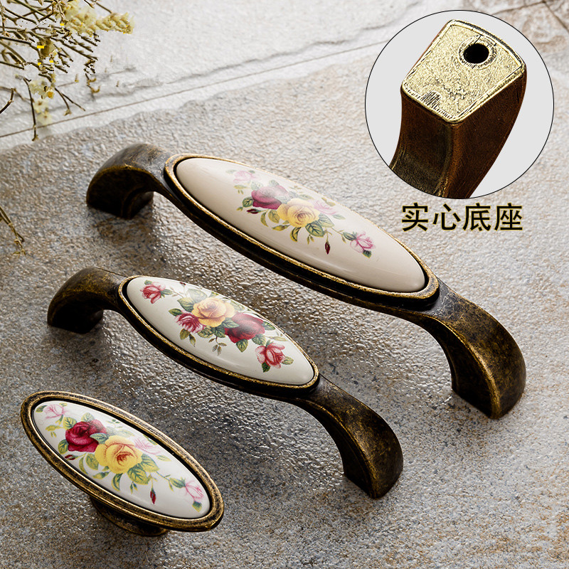 Vintage Ceramic Handle  Cabine - огляд і ціна Vintage Furniture Hardware Pulls