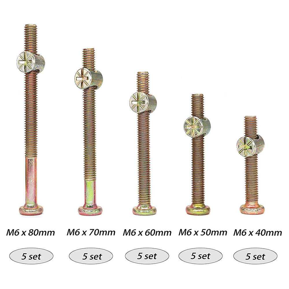 M6 Hex Socket Cap Screws With  - огляд і ціна Furniture Hardware Barrel Nut