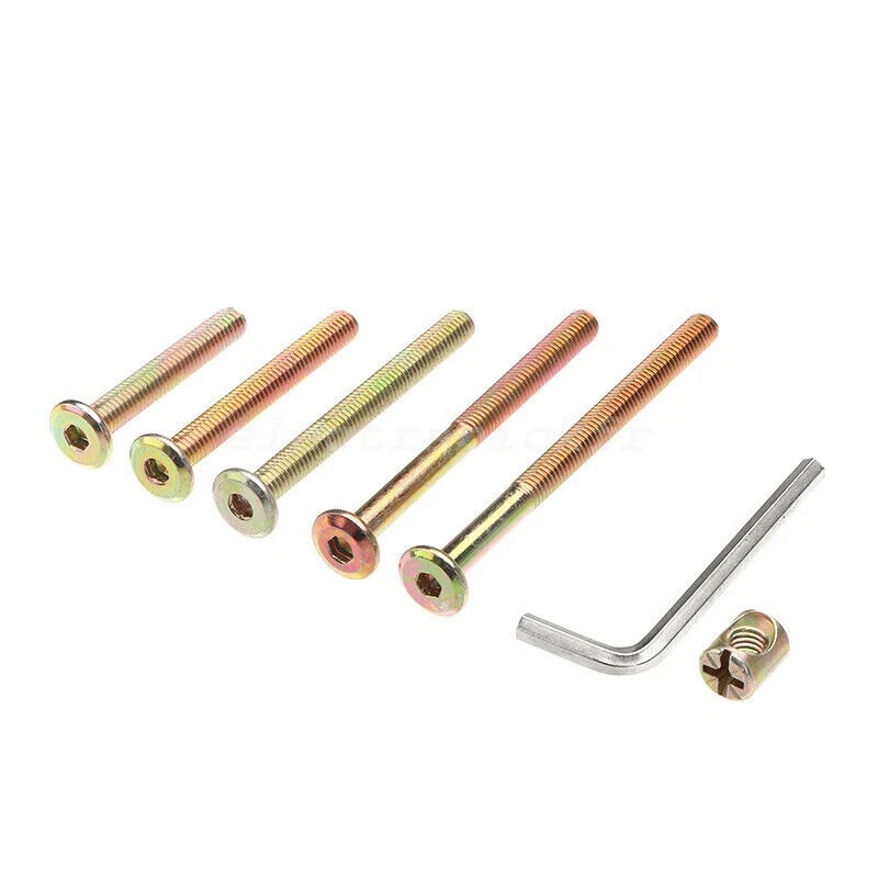 50pcs Zinc Plated Furniture Sc - огляд і ціна Furniture Hardware Barrel Nut